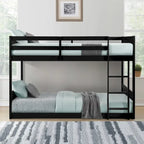 Delphia Twin Over Twin Low Profile Bunk Bed - 77.33 L x 42.25 D x 51.5 H