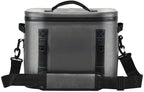 30-Can 21 QT Insulated Soft-Sided Cooler Bag, Dark Grey
