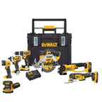 DEWALT 20V MAX Cordless 7-Tool Combo Kit With TOUGHSYSTEM Case, 4.0Ah And (2) 2.0Ah Batteries
