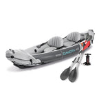 Intex Dakota K2 2-Person Vinyl Inflatable Kayak With Oars And Pump - Open Box