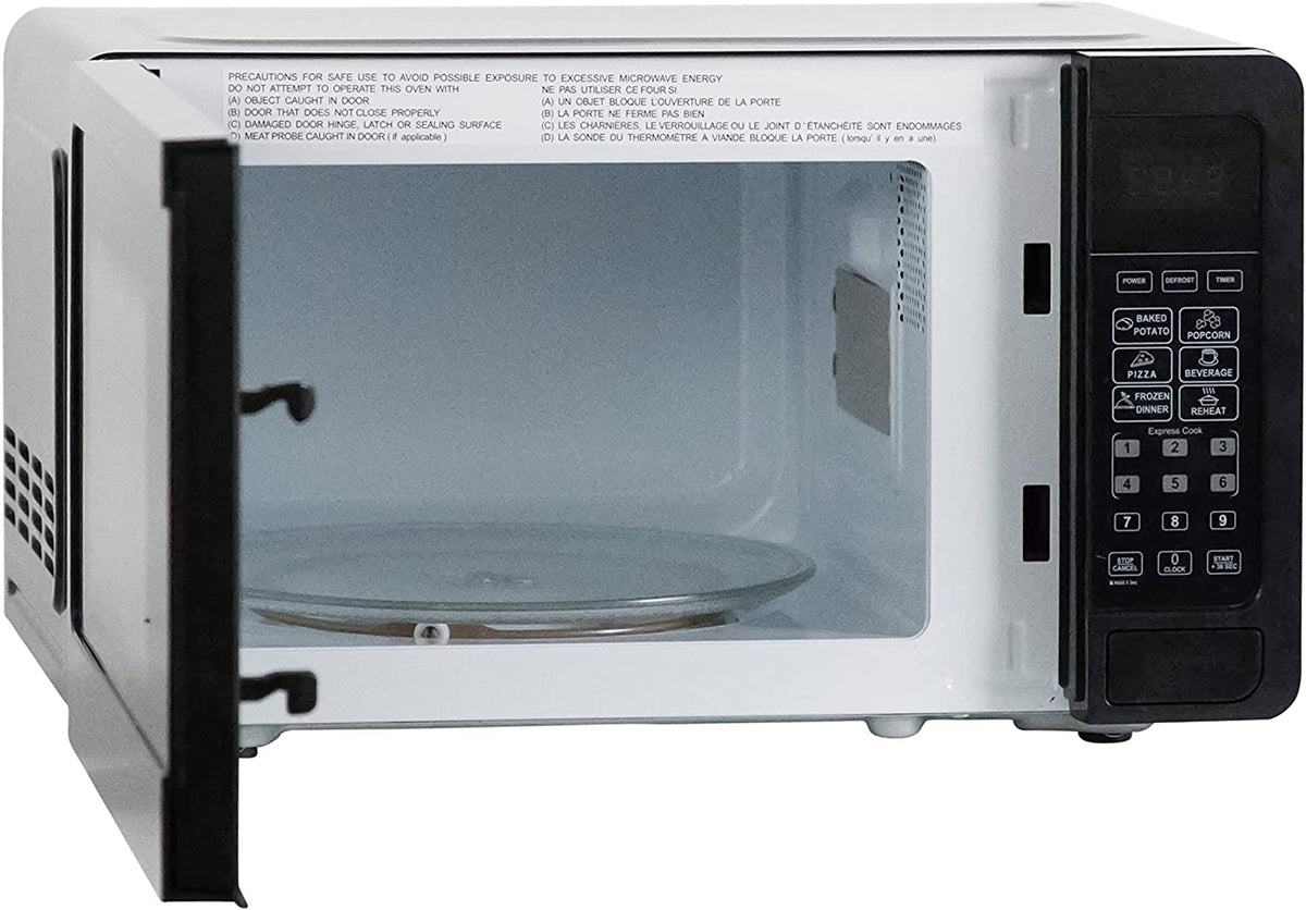 QINBI Microwave Oven 0.7 Cu. Ft. 700-Watts Black - WBMW71B