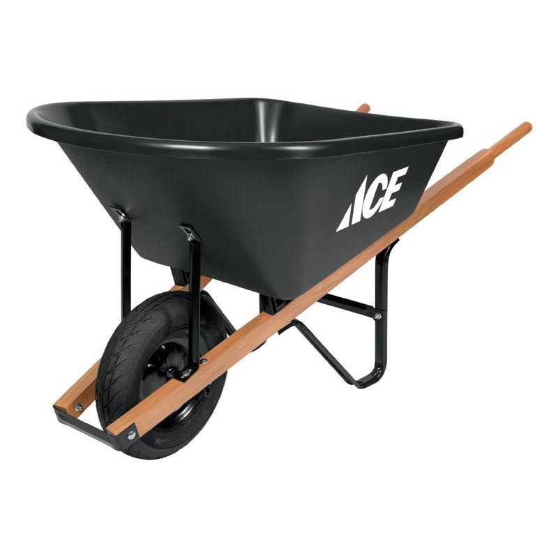 Ace Poly Residential Wheelbarrow 6 Cu Ft