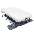 Ivation EZ-Bed Twin Air Mattress With Frame, Rolling Case And Built-In Pump
