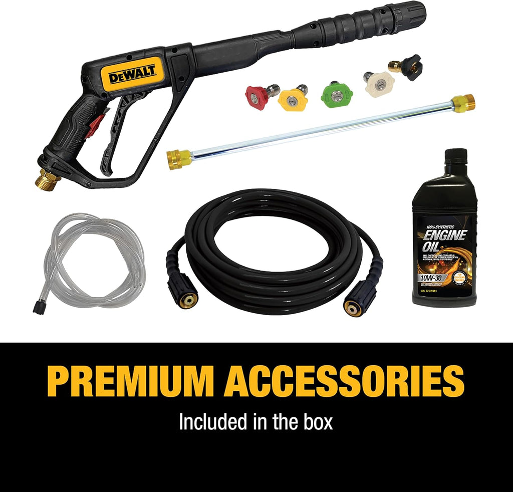 DeWalt Gas Pressure Washer 3300 PSI 2.4 GPM With 25-ft Hose And 5 Nozzles - DXPW3300-S