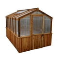 Cedar Wood Greenhouse Kit, 8 Ft x 12 Ft, 6 mm - Natural Timber