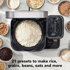 KitchenAid Grain And Rice Cooker 8 Cup With Integrated Scale And Water Tank - KGC3155BM