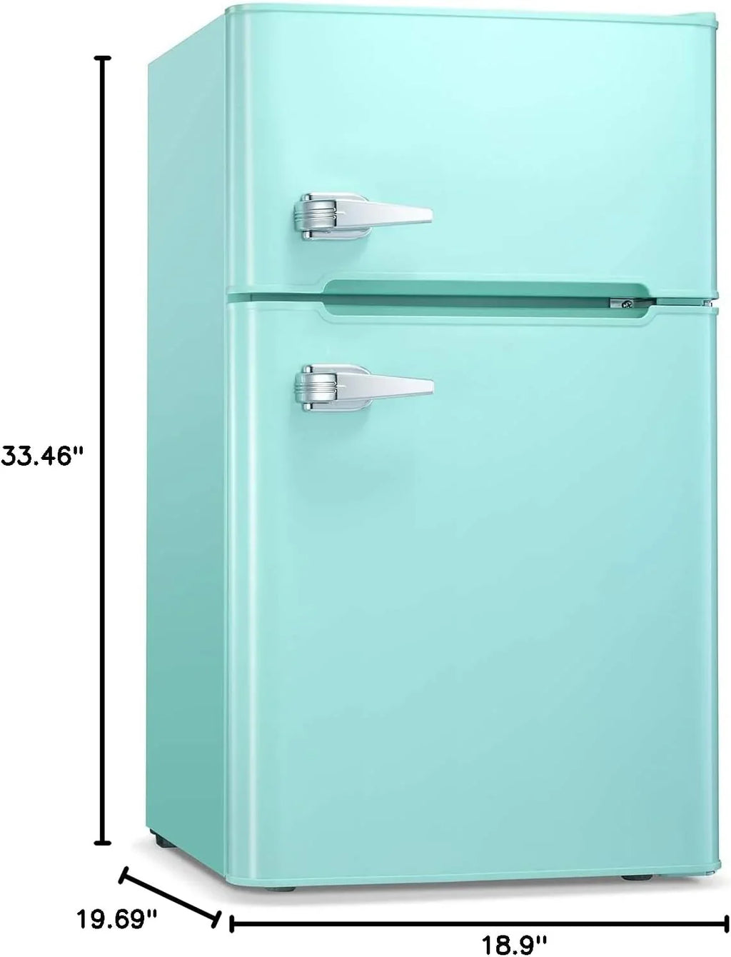 Antarctic Star Compact Mini Refrigerator 3.2 cu ft, Green - F90GR