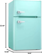 Antarctic Star Compact Mini Refrigerator 3.2 cu ft, Green - F90GR