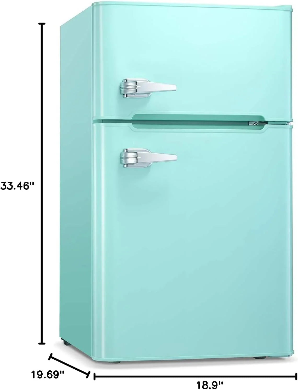 Antarctic Star Compact Mini Refrigerator 3.2 cu ft, Green - F90GR