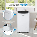 BLACK+DECKER Portable Air Conditioner 10,000 BTU for Rooms up to 450 Sq. Ft., White