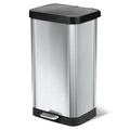 20 Gallon Stainless Steel Step Trash Can With Odor Control