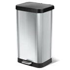 20 Gallon Stainless Steel Step Trash Can With Odor Control