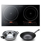 Portable Dual Induction Cooktop Countertop Hot Plate - 2400W