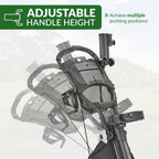 3-Wheel Foldable Golf Push Cart With Foot Brake - CaddyLite EZ V8