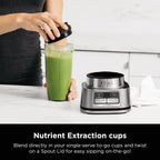 Ninja Smoothie Bowl Maker And Nutrient Extraction Blender, 14 oz And 24 oz, Stainless - SS101