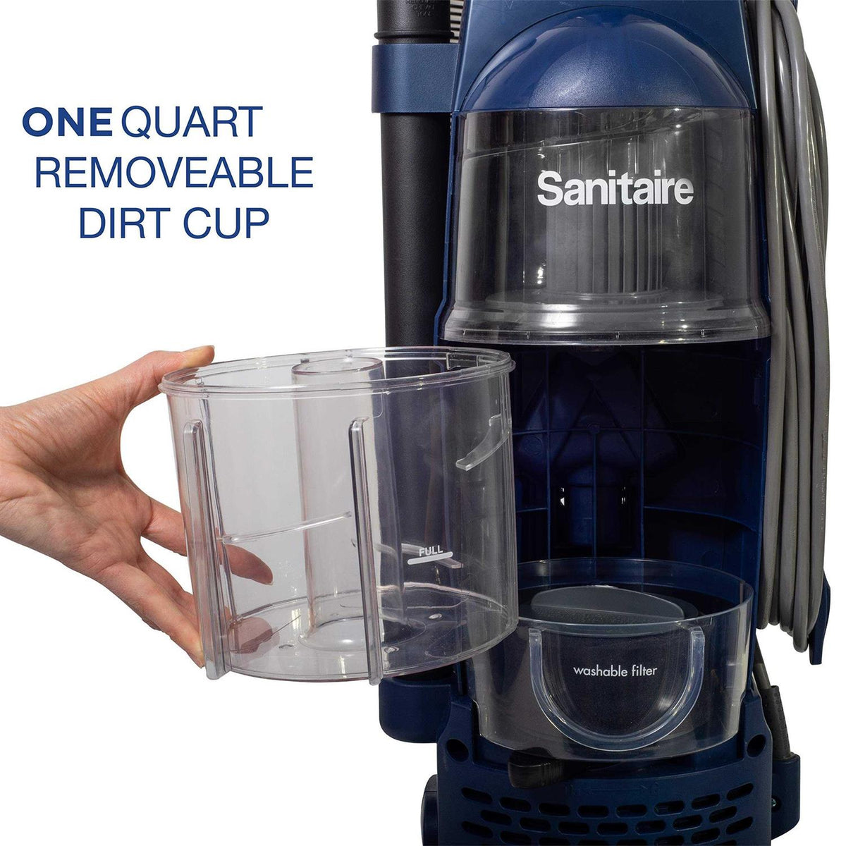 Sanitaire Professional Bagless Upright Vacuum, 1 Quart Dirt Cup, 13-Inch Cleaning Path - SL4410A