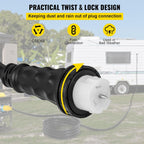 VEVOR Generator Extension Cord 50 ft 50 Amp STW 125V 250V 12500W N14-50P SS2-50R CS6364 - 45446 + 45505