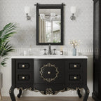Rectangular Wall Mirror With Wood Frame, 18 x 26 in, 22 x 30 in, 24 x 36 in, or 40 x 26 in - Multiple Sizes