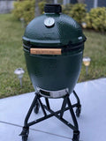 Outdoor Grill Cart With Fir Wood Frame, Stainless Steel Tables And 66.5in Cabinet