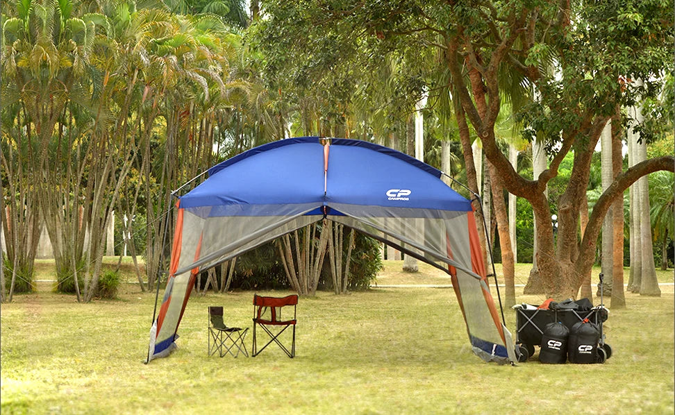 CAMPROS Screen House Canopy Tent, Blue, 12' x 10', 90in Center Height