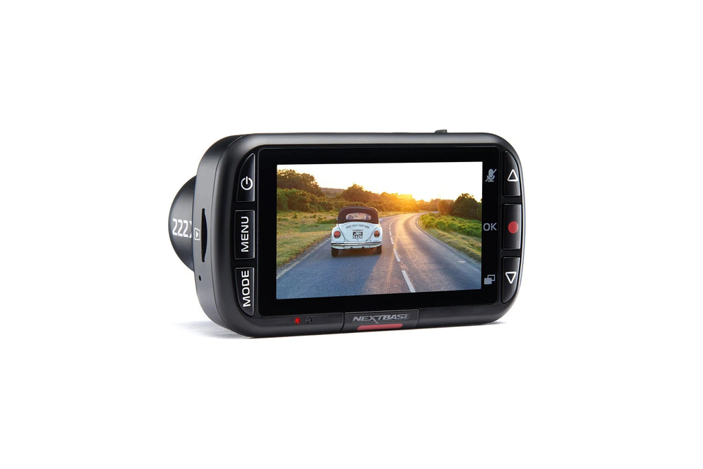 Nextbase Compact Dual Dash Cam Front And Rear 2.5in HD IPS Screen, 1080p Full HD, Black - 222X