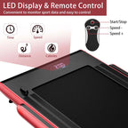 GYMAX 2-in-1 Folding Under Desk Treadmill With Speaker, App And Remote Control - 2.5HP