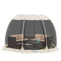 Alvantor Screen House Camping Instant Canopy 12 ft x 12 ft - Beige