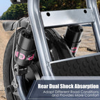 SANOPY Electric Scooter With Seat for Adults, 350W, 15 Miles, 20 Mph, 36V 5.2Ah, 14 inch Tire - Black