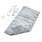 Pure Enrichment 3-in-1 Heating Pad, 12 in x 24 in, Steel Gray - WeightedWarmth