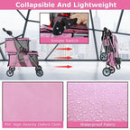 YRLLENSDAN Pet Stroller for Small and Medium Dogs and Cats - 4 Wheels