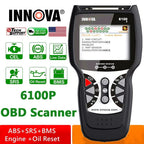 INNOVA OBD2 Automotive Diagnostic Scanner With SRS, Engine And ABS Code Reader - 6100P