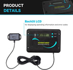 Renogy 200 Watts 12 Volts Monocrystalline RV Solar Panel Kit With Adventurer 30A LCD PWM Charge Controller - rv200wadv-30a