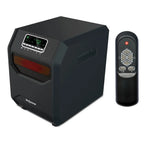 Lifesmart Infrared Quartz Space Heater, 4 Element 1500W, Black