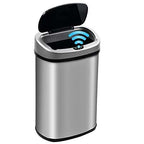Bigacc Kitchen Trash Can, 13 Gallon 50 Liter, Stainless Steel, Touch-Free Motion Sensor