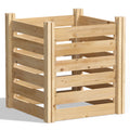 Greenes Fence Cedar Wood Composter 24 in x 24 in x 31 in, 77.3 Gal.