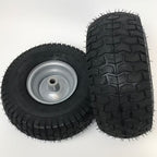Lawn Mower Replacement Wheels 15x6.00-6, Set Of 2, Silver - Fits 3/4 Inch Axle, Replaces 532106732, 106732x645