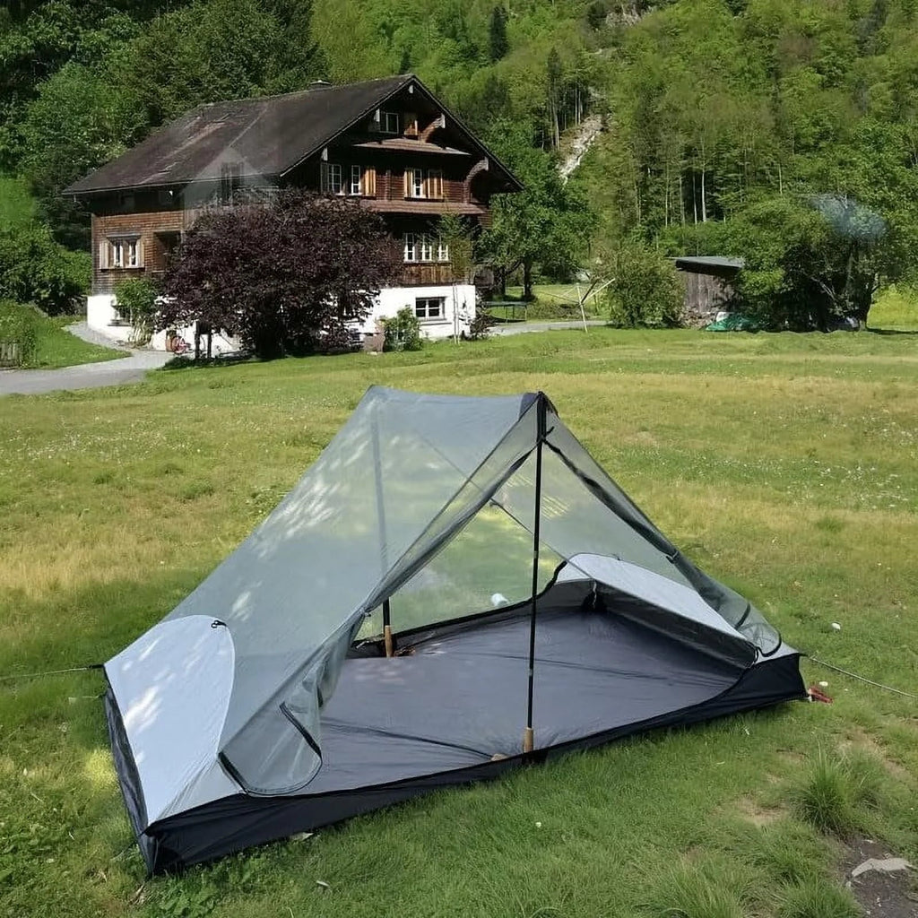 3F UL Gear Ultralight Hiking Tent, Khaki, 2 Person, 4 Season - Lanshan
