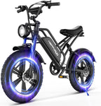 Electric Bike For Adults 750W 48V 18Ah, 20-Inch Fat Tires, 20 MPH, 68-Mile Range