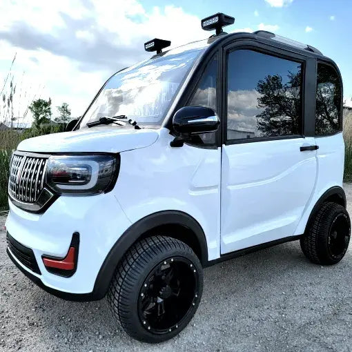 Two-Seat Electric Golf Cart With Air Conditioning And Heat