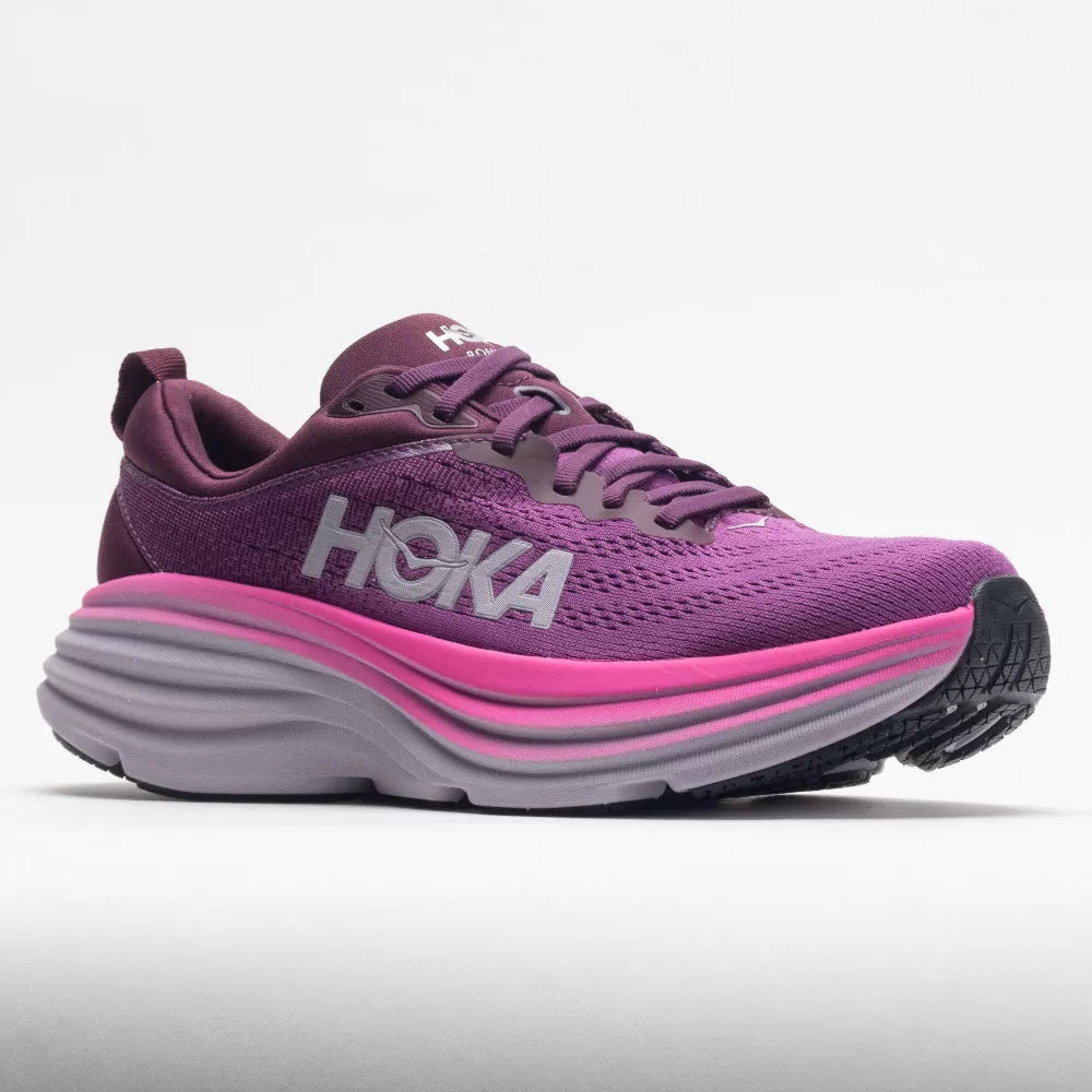 Women's Running Shoes Beautyberry/Grape Wine - Bondi 8