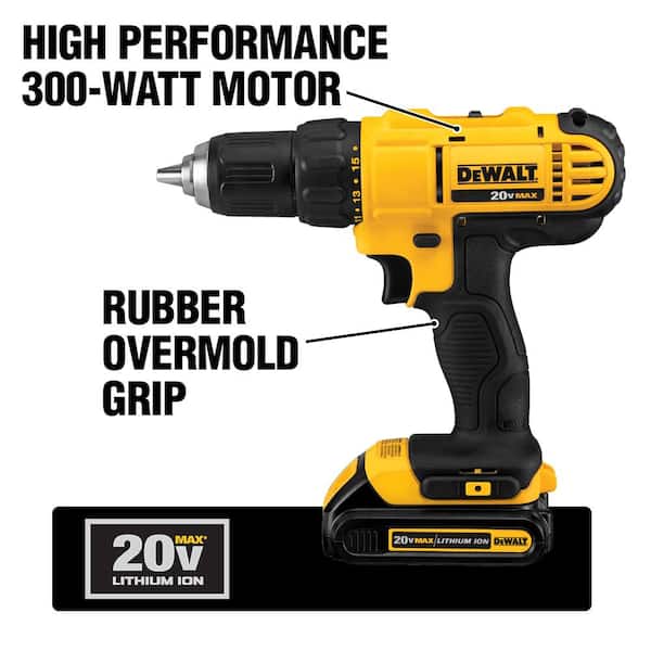 DEWALT 20V MAX Cordless 10 Tool Combo Kit With (2) 20V 2.0Ah Batteries, Charger And Bag - DCK1020D2