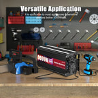 5000W Power Inverter 12V DC To 110V/120V AC With 4 AC Outlets And LCD Display