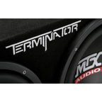 MTX Dual Loaded Subwoofer Enclosure, 12-Inch, 1200-Watt, 4 Pack - TNE212D