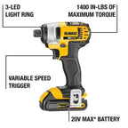 DEWALT 20V MAX Cordless 10 Tool Combo Kit With (2) 20V 2.0Ah Batteries, Charger And Bag - DCK1020D2