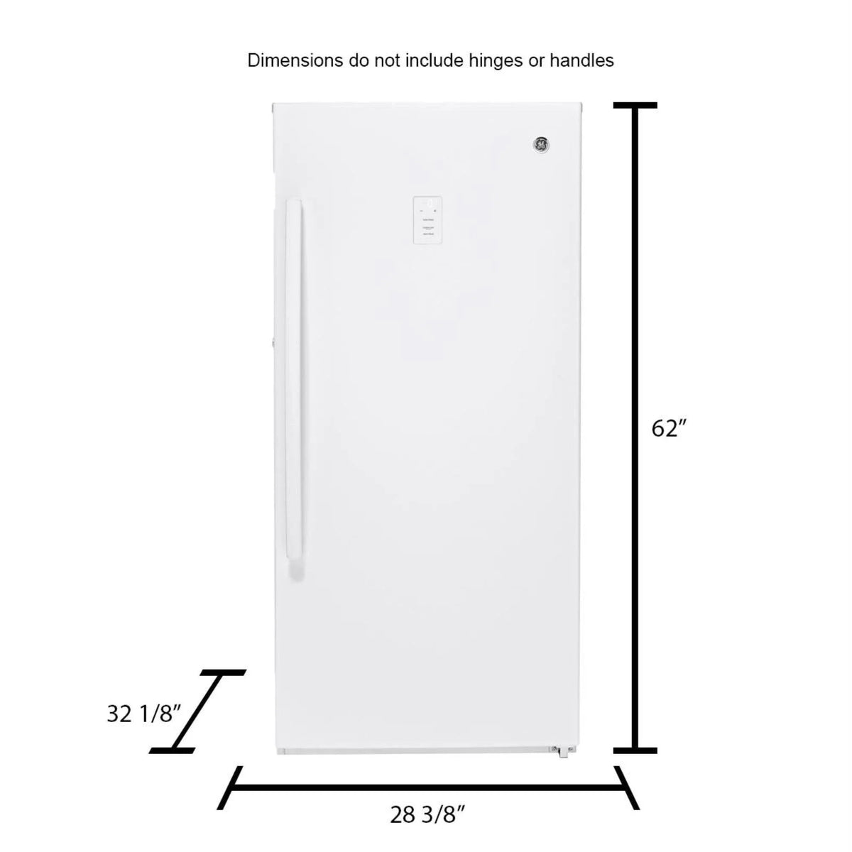 14.1 Cu. Ft. White Frost-Free Upright Freezer - FUF14DLRWW