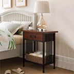 Bowery Hill 1 Drawer Nightstand - Mission Oak