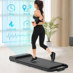 Bigzzia 2-in-1 Under Desk Treadmill, 2.5HP, 6.25MPH, 265 Lb