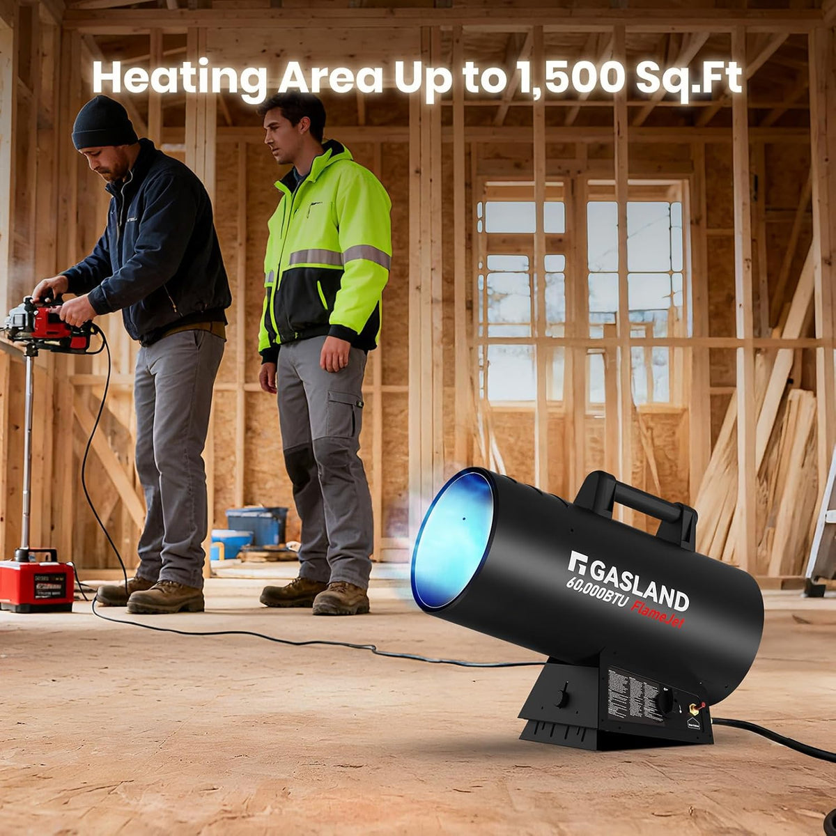 GASLAND Propane Forced Air Heater 60 000 BTU - FlameJet