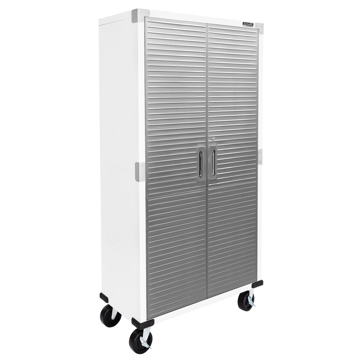 Seville Classics UltraHD Rolling Storage Cabinet, Granite, 36in W x 18in D x 72in H