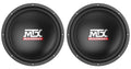 MTX Audio Terminator 12 in 800 Watt 4 Ohm Car Subwoofers - TN12-04